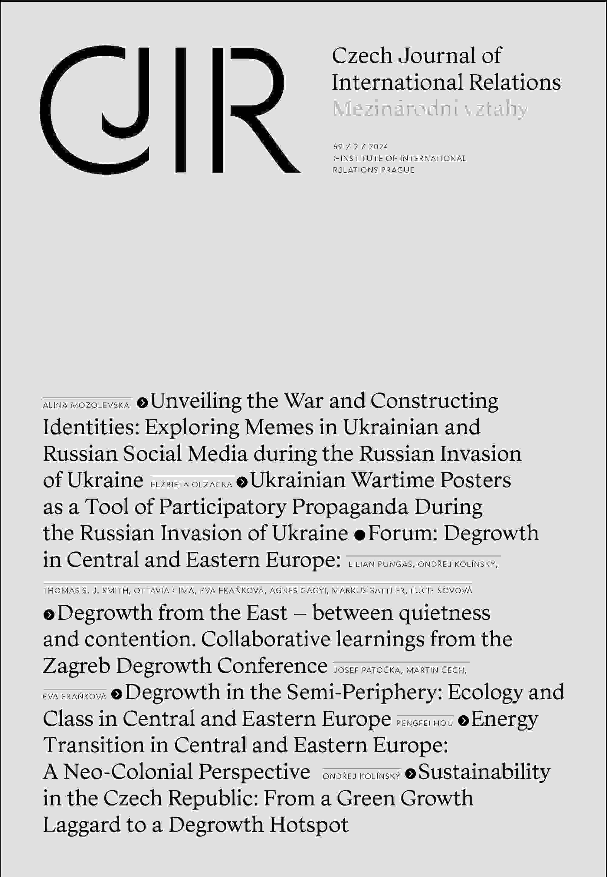 Degrowth in the Semi-Periphery: Ecology and Class in Central and Eastern Europe