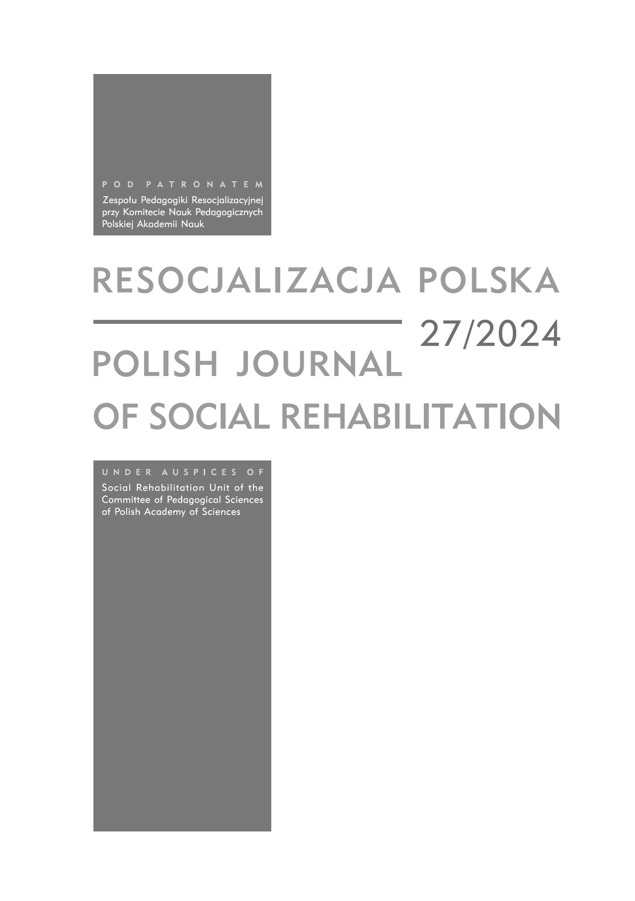 Criminological aspects of criminality of female and male inmates in penitentiary isolation Cover Image