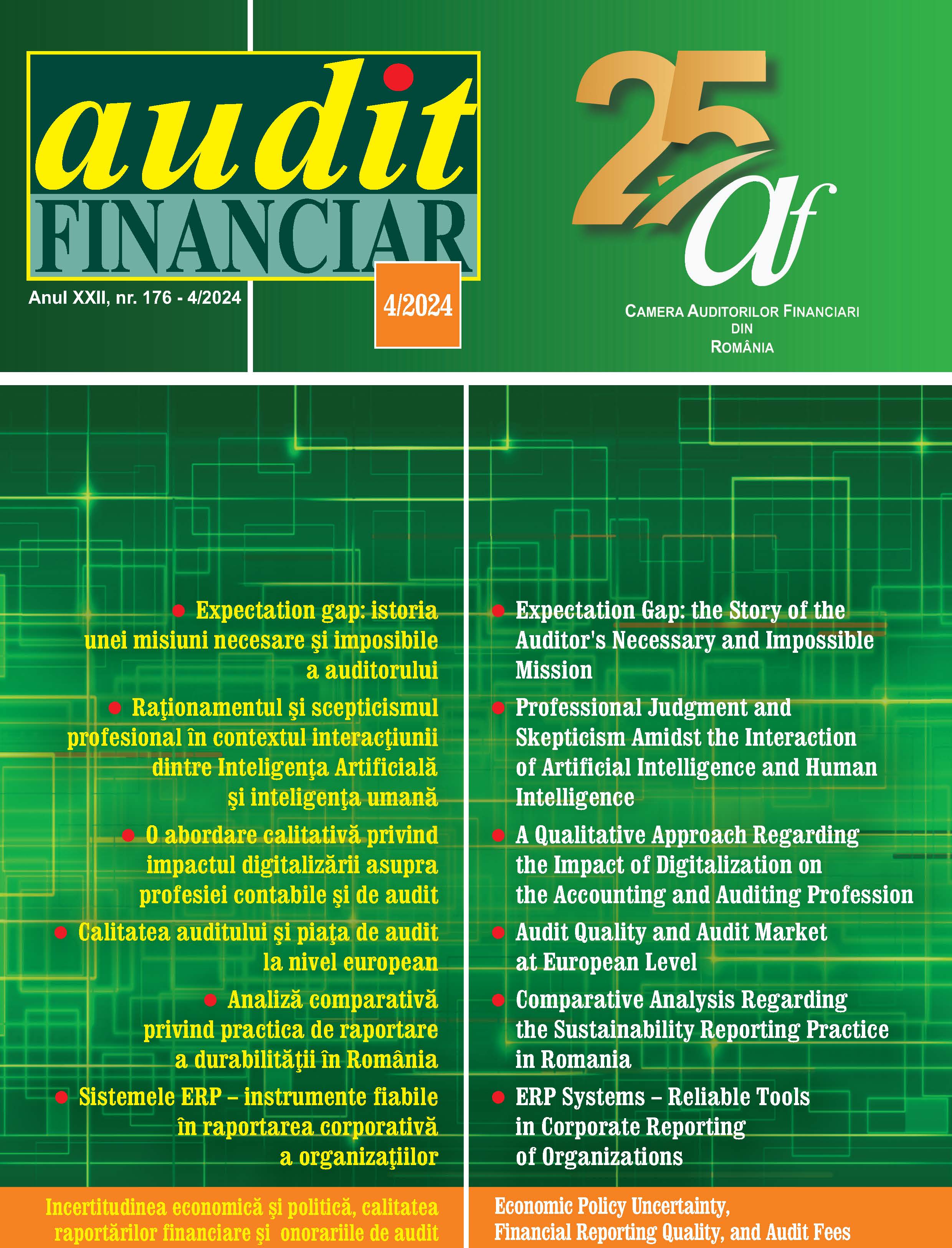A Qualitative Approach Regarding the Impact of Digitalization and Automation on the Accounting and Auditing Profession Cover Image