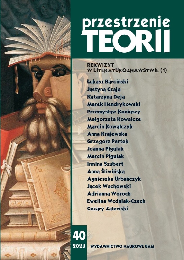 VIII World Congress
of Polish Studies]. „Przestrzenie Teori" Cover Image