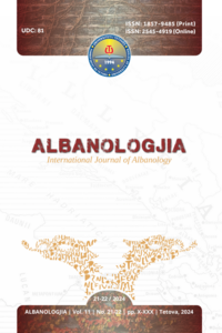 CONTRASTING ANALYSIS OF CONSTRUCTIONS WITH ACCUSATIVE CASE IN THE ALBANIAN LANGUAGE AND IN THE PRIZREN AND TIMOKU DIALECTS OF THE SERBIAN LANGUAGE Cover Image