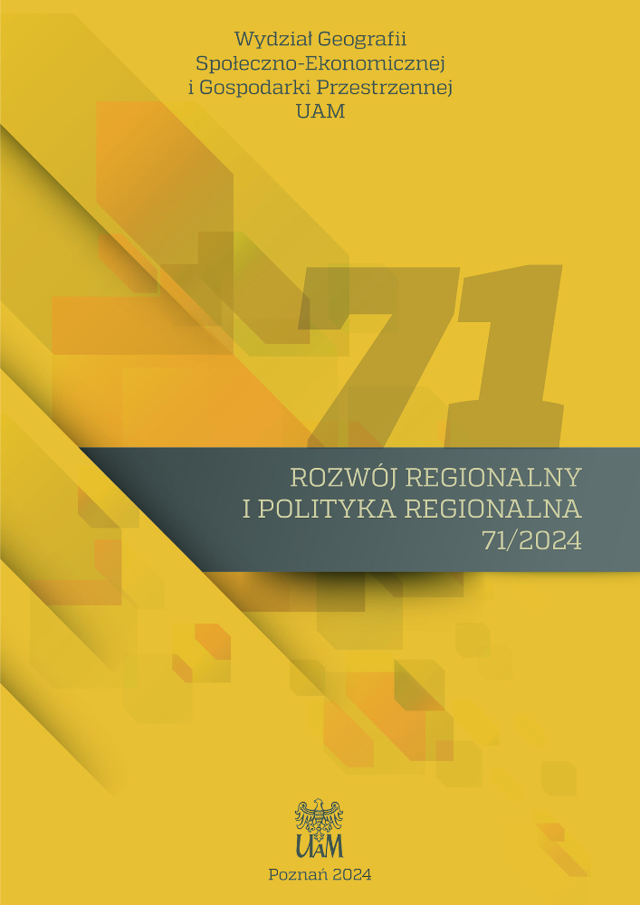 Transformation of public space in selected small and medium-sized
cities of the Łódź Voivodeship – user’s perspective Cover Image