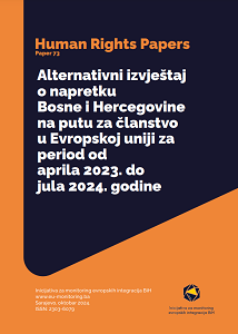 Alternative Report on Bosnia and Herzegovina's Progress on the European Union Membership Path (April 2023 – July 2024) Cover Image