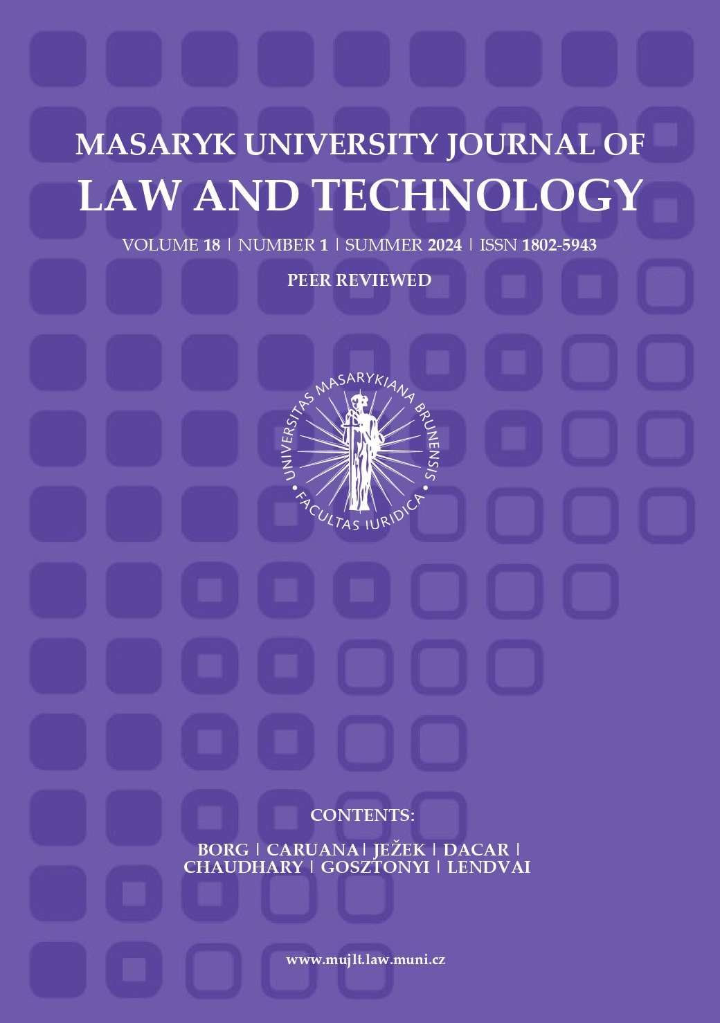 Humour and Intellectual Property Law: Trademark Parody Perspective in the Czech Republic
