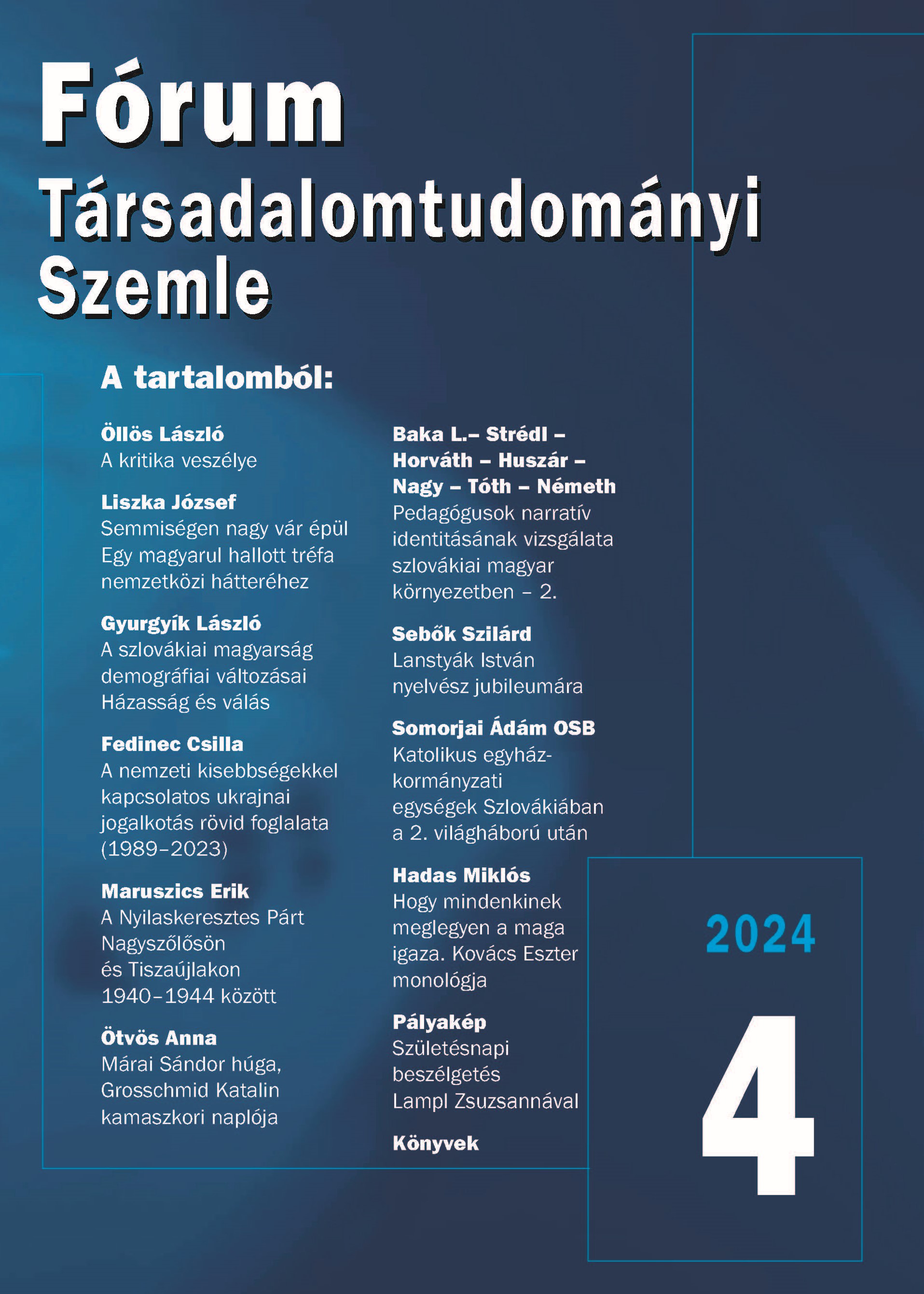 Exploring Teachers’ Narrative Identity in a Hungarian Context in Slovakia – 2. Cover Image