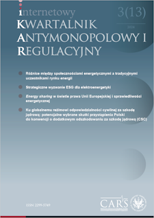 Różnice między społecznościami energetycznymi
a tradycyjnymi uczestnikami rynku energii