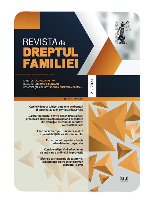 Mother’s health in the context of family health and negative demographic evolution at the beginning of the 21st century Cover Image