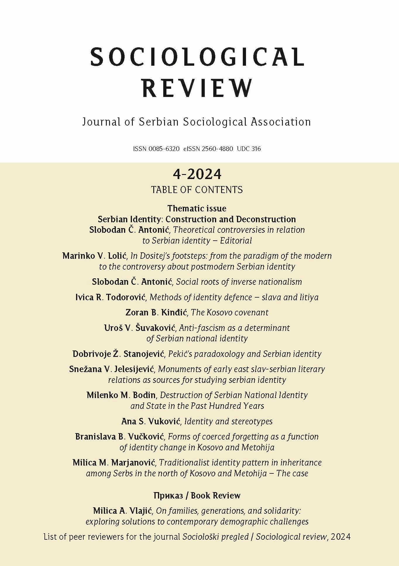 On families, generations, and solidarity: exploring solutions to contemporary demographic challenges Cover Image