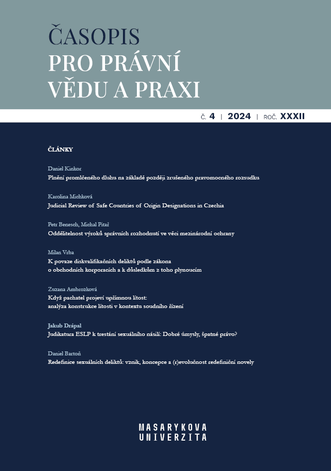Oddělitelnost výroků správních rozhodnutí ve věci mezinárodní ochrany