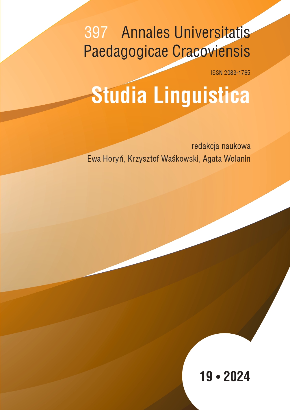 An indicator of the quantitative richness of vocabulary as an element of the lexical characteristics of contemporary Polish book reportage Cover Image