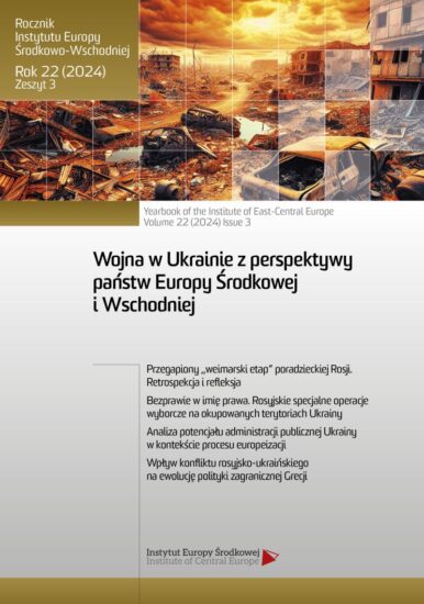 Przegapiony „weimarski
etap” poradzieckiej Rosji.
Retrospekcja i refleksja