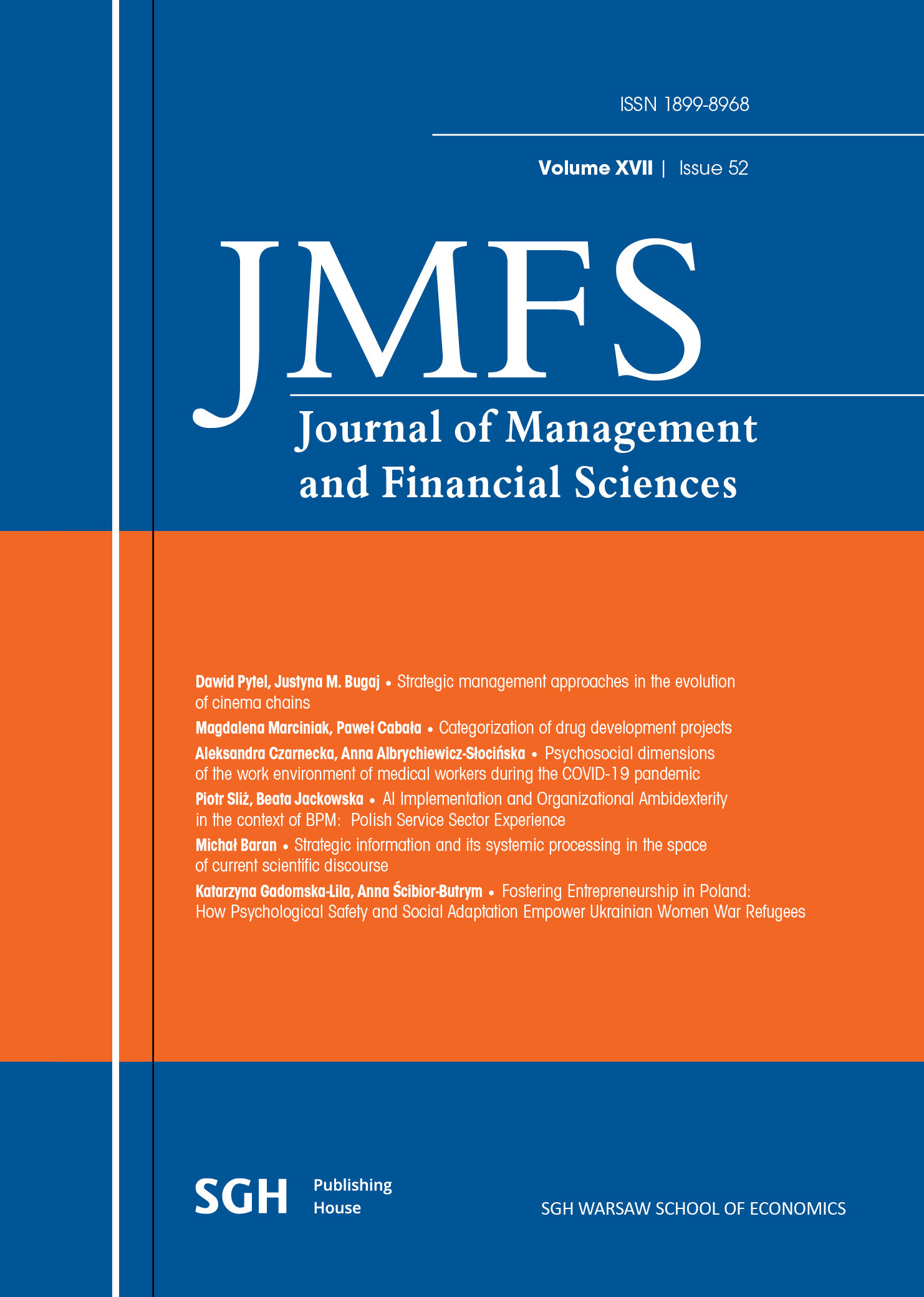 Strategic management approaches
in the evolution of cinema chains Cover Image