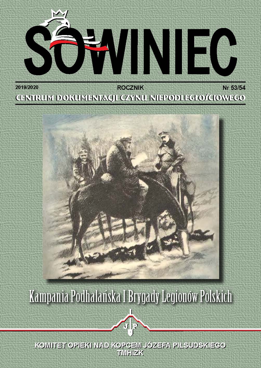 The Podhale Campaign by the 1st Brigade of the Polish Legions(November-December 1914) Cover Image