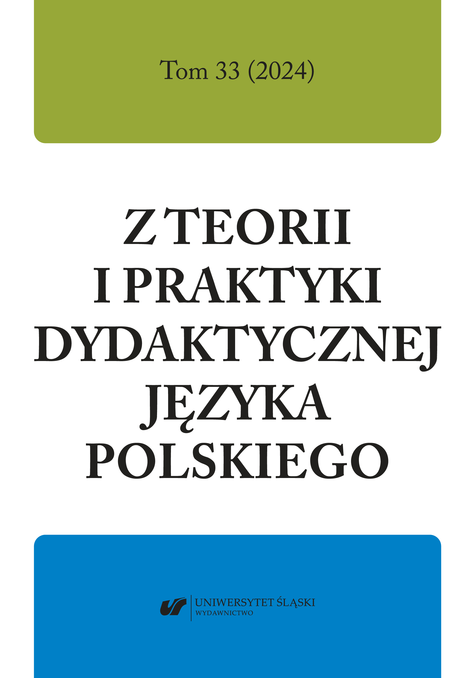 The image of old age in textbooks for teaching Polish as a FL and the potential of „The Green Glove Gang” series Cover Image
