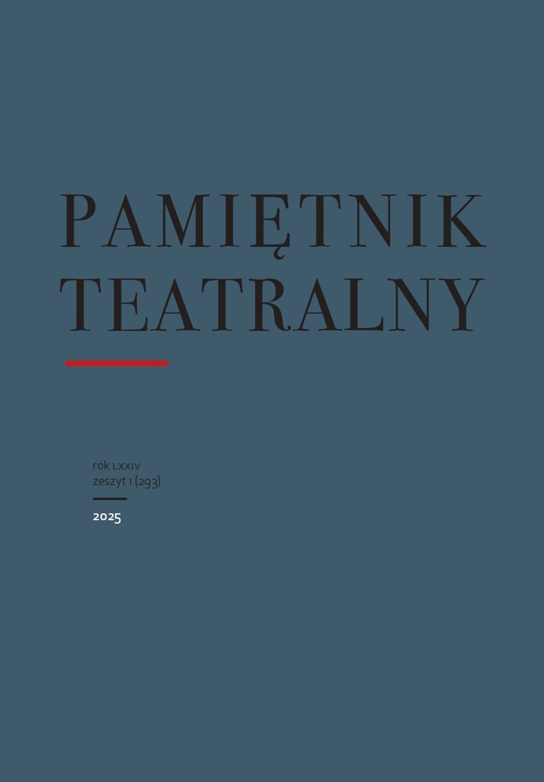Karol Wojtyla’s “Hiob” (Job) through the Prism of John Paul II’s “Gospel of Suffering”: Polish Theatre Reception Cover Image
