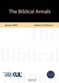 David as a Prophet in the Text of "David’s Compositions" (11Q5 xxvii 2–11) against the Background of the Qumran Literature Cover Image