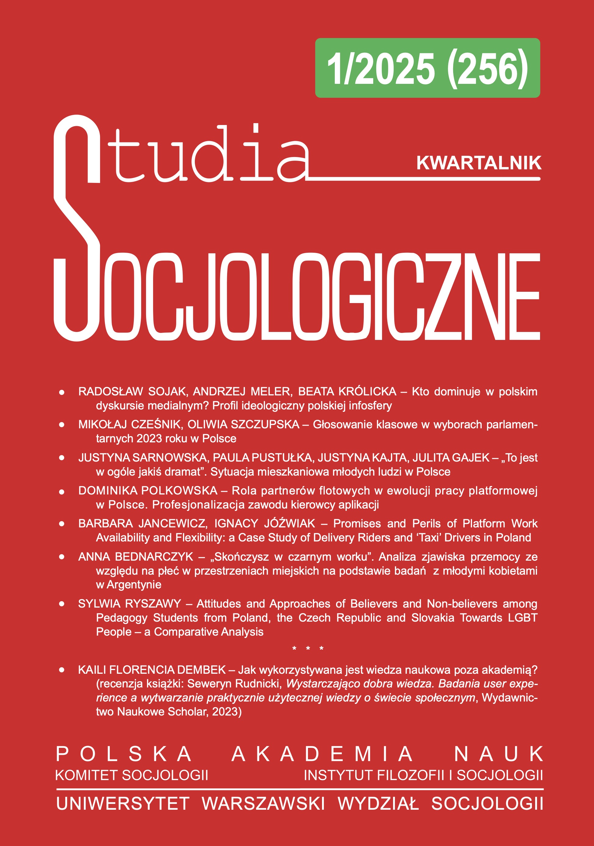 Who Dominates the Polish Media Discourse? Ideological Profile of the Polish Infosphere Cover Image
