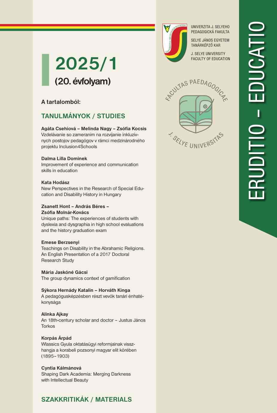 A helyesírás-tanításról sokszínűen: Istók Béla – Lőrincz Gábor – Török Tamás – Baka L. Patrik (szerk.): A helyesírás-tanítás aktuális kérdései Cover Image