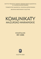 The Prussian homage of 1569 in Lublin in the Königsberg account Cover Image