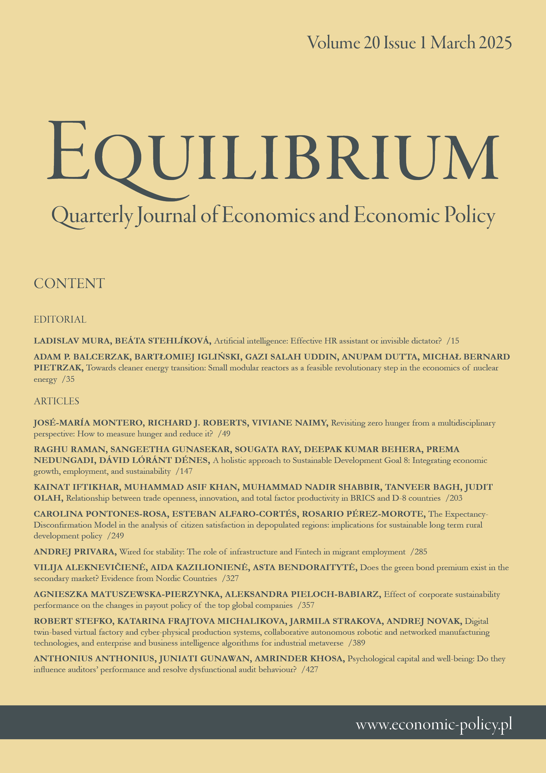 Does the green bond premium exist in the secondary market?
Evidence from Nordic countries Cover Image