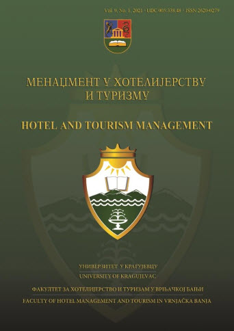 Profitability analysis of hotel companies in the Republic of Serbia Cover Image