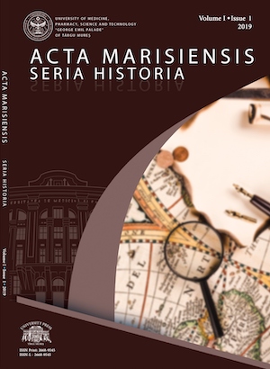 Acta Marisiensis. History Cover Image