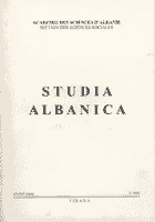 Studia Albanica Cover Image