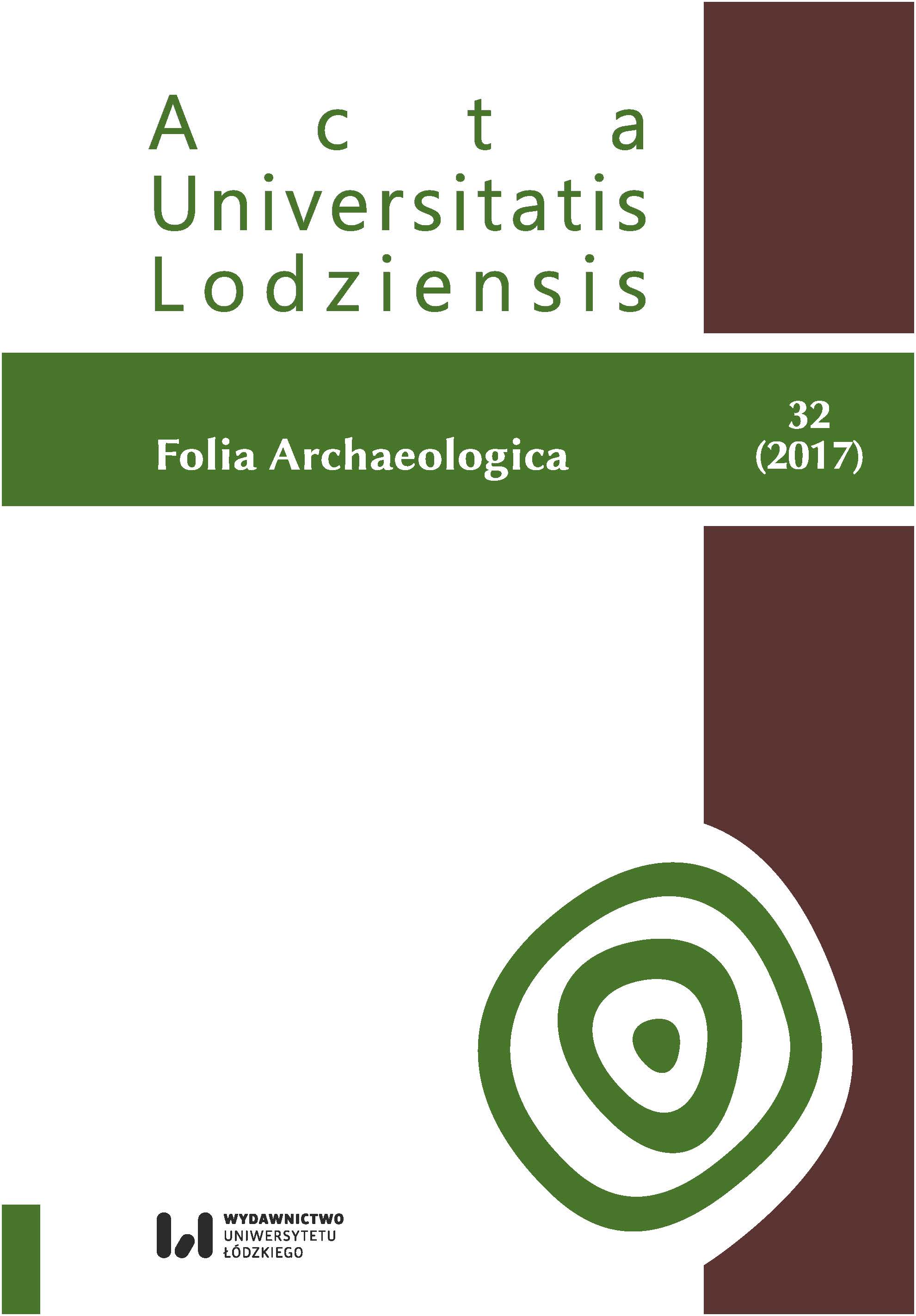 Acta Universitatis Lodziensis. Folia Archaeologica