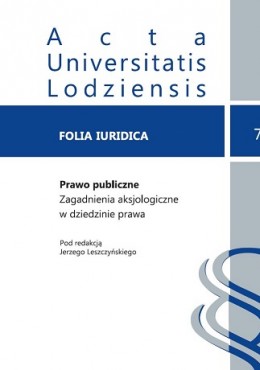 Acta Universitatis Lodziensis. Folia Iuridica