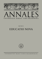 Annales UMCS Sectio N Educatio Nova Cover Image