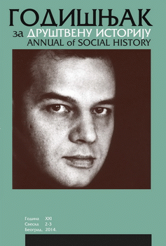 Annual for Social History Cover Image