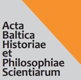 Baltic Journal of the History and Philosophy of Science Cover Image