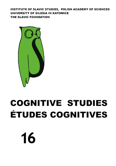 Cognitive Studies | Études cognitives Cover Image
