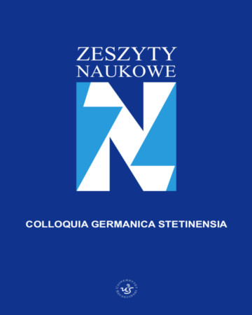 Colloquia Germanica Stetinensia