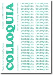 Colloquia. Journal for Central European History