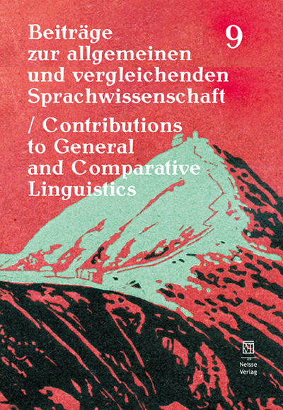 Contributions to General and Comparative Linguistics Cover Image