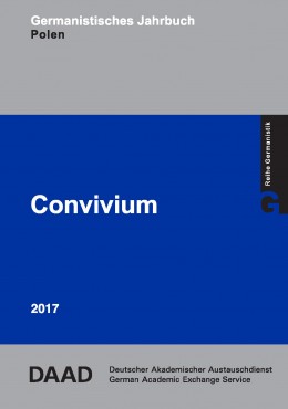 Convivium. Germanistisches Jahrbuch Polen Cover Image