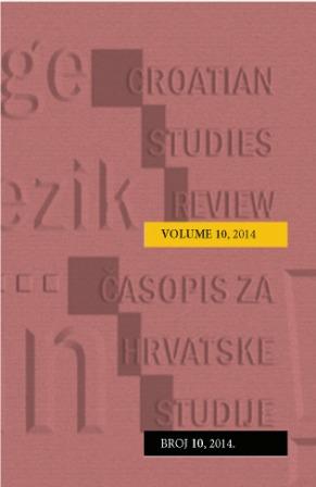 Croatian Studies Review - Časopis hrvatskih studija Cover Image