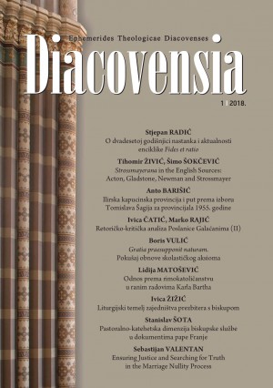 Diacovensia: papers on theology Cover Image