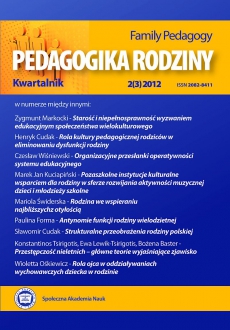 Family Pedagogy Cover Image