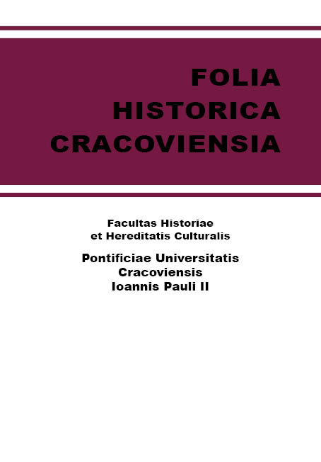 Folia Historica Cracoviensia Cover Image