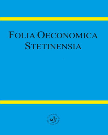 Folia Oeconomica Stetinensia Cover Image