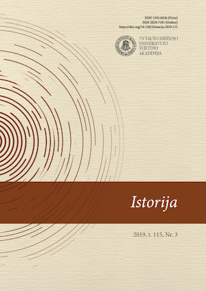 History. A Collection of Lithuanian Universities’ Research Papers 