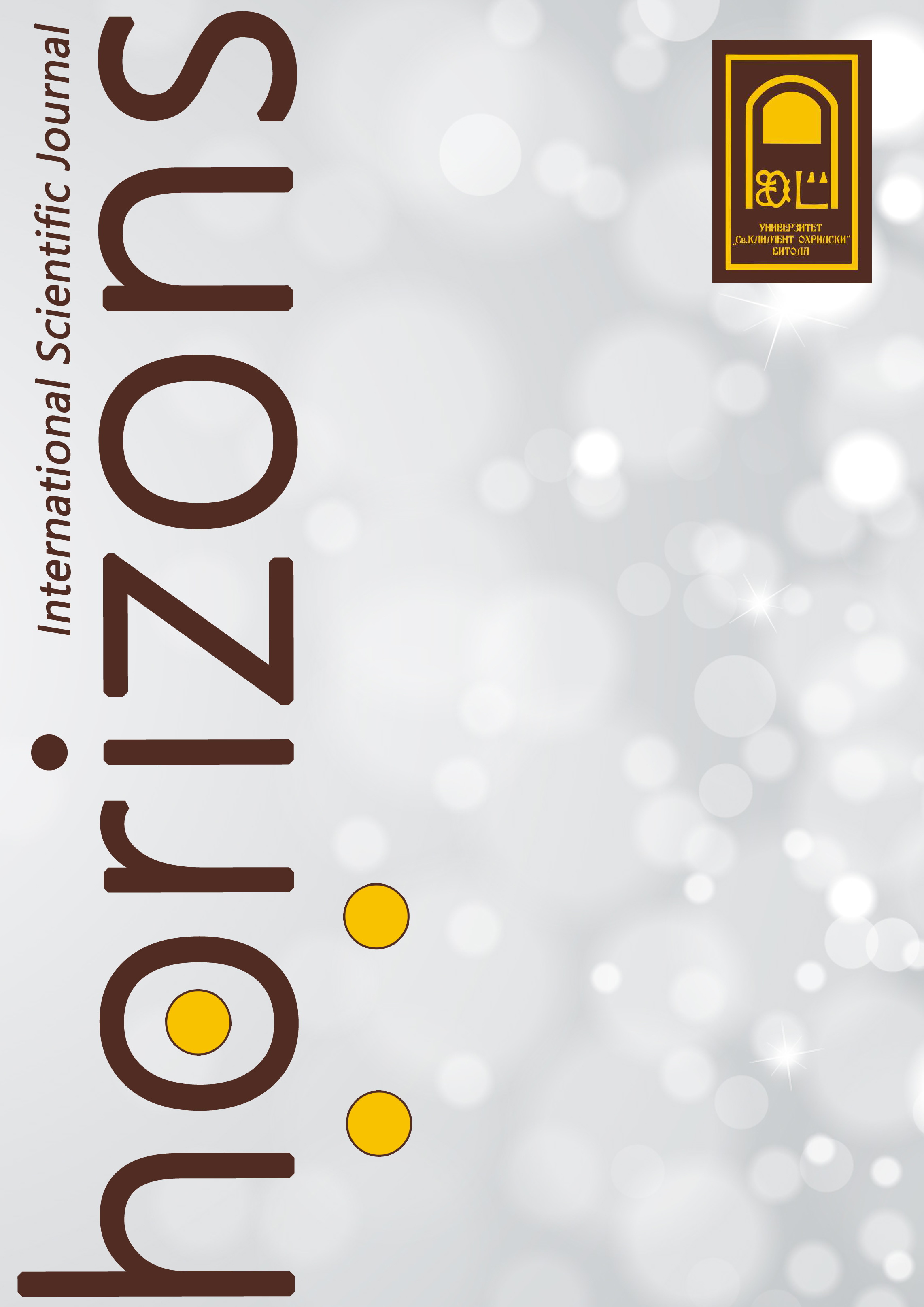 Horizons - International Scientific Journal Cover Image