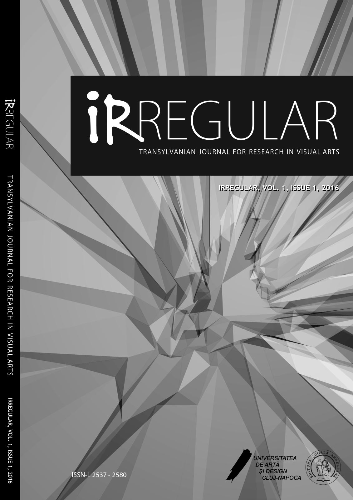 Irregular. Transylvanian Journal for Research in Visual Arts Cover Image