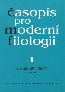 Journal for Modern Philology Cover Image