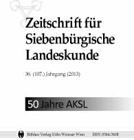 Zeitschrift für Siebenbürgische Landeskunde