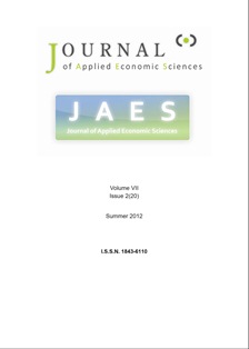 Journal of Applied Economic Sciences (JAES) Cover Image