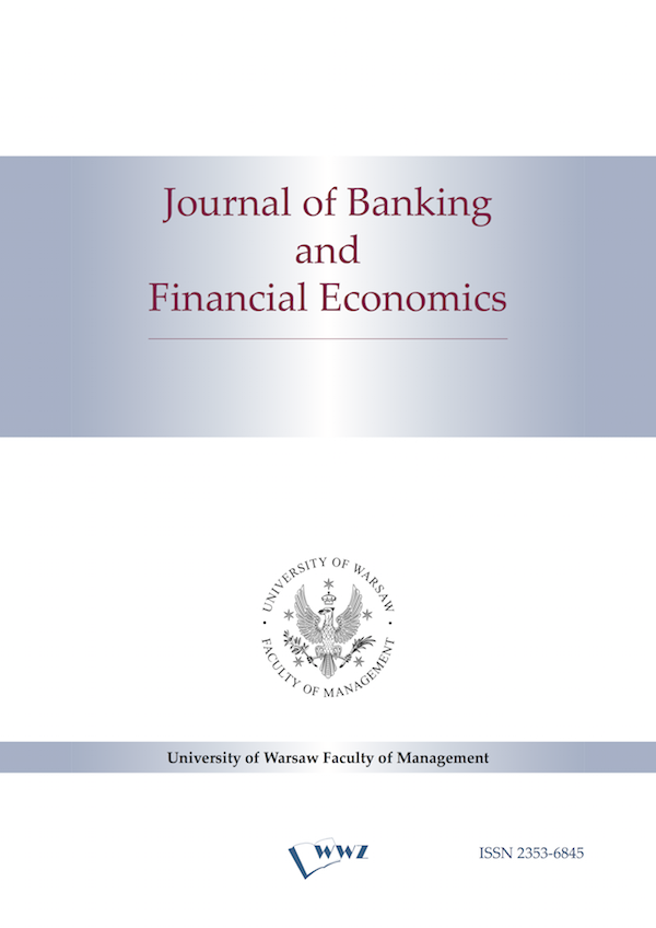 Journal of Banking and Financial Economics Cover Image