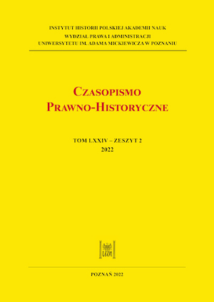 Journal of Law and History Cover Image